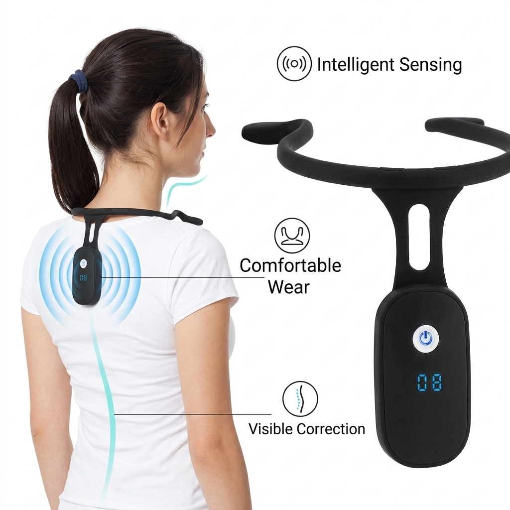 Posture Corrector Back - Duruş Ayarlayıcı LCD Ekran Silikon Sırt