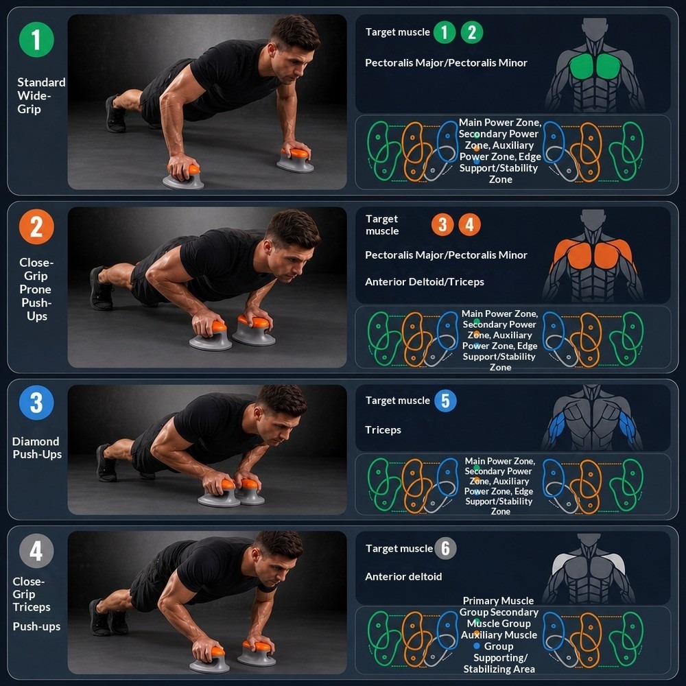 Yeni, Büyük Boy, Kaymaz Yüzeyl - Push Up Board incelemesi ve fiyatı